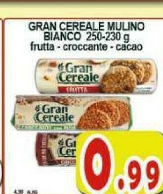 Gros Mulino Bianco Biscotti Mulino bianco offerta