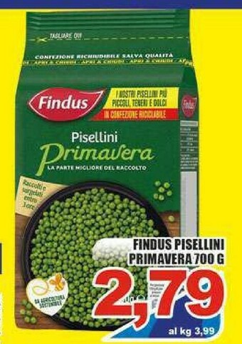 Gros Findus Piselli offerta
