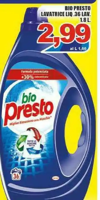 Gros Presto Detersivo lavatrice offerta
