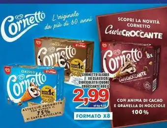 Gros Cuore Cornetto Algida offerta