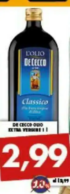 MA Supermercati De Cecco Olio extravergine di oliva offerta