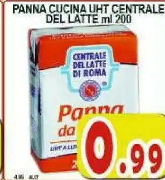 Gros Centrale del latte di roma Panna offerta