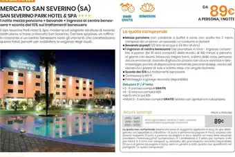 Eurospin MERCATO SAN SEVERINO (SA) SAN SEVERINO PARK HOTEL & SPA offerta