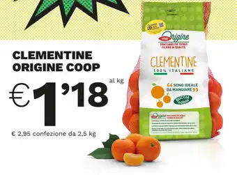 Coop CLEMENTINE ORIGINE COOP offerta