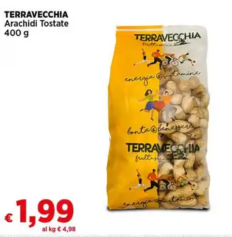 Coop TERRAVECCHIA Arachidi Tostate 400 g offerta