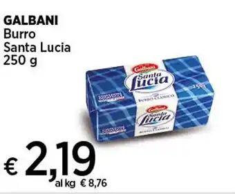 Coop GALBANI Burro Santa Lucia 250 g offerta