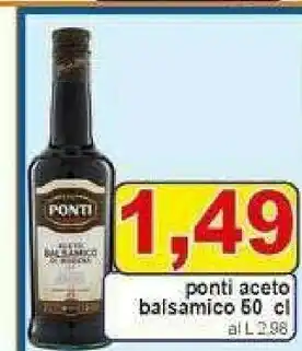 Pewex Ponti Aceto Balsamico Di Modena 250 G(ml) offerta