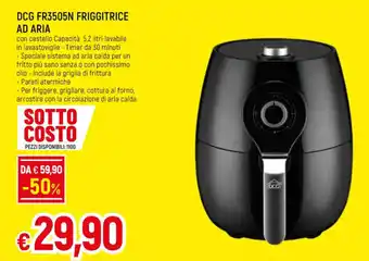Famila Superstore DCG FR3505N FRIGGITRICE AD ARIA offerta