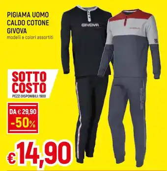 Famila Superstore PIGIAMA UOMO CALDO COTONE GIVOVA offerta