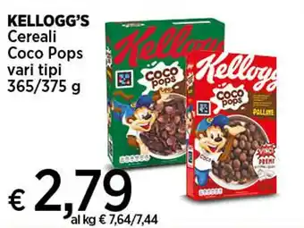 Coop KELLOGG'S Cereali Coco Pops vari tipi 365/375 g offerta