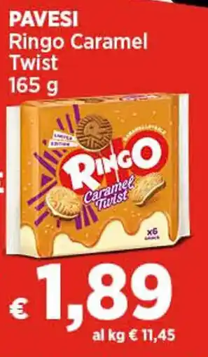 Coop PAVESI Ringo Caramel Twist 165 g offerta