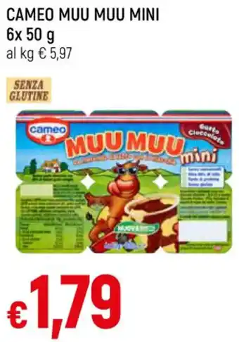 Famila Superstore CAMEO MUU MUU MINI 6x 50 g offerta