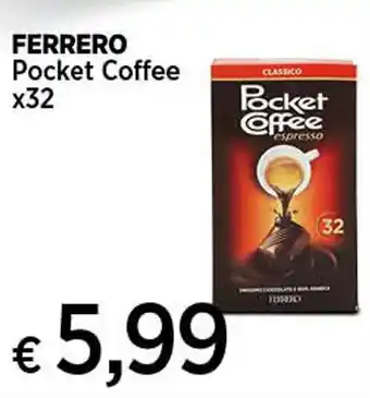Coop FERRERO Pocket Coffee x32 offerta