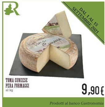 Conad Pera Formaggi Toma Cuneese offerta
