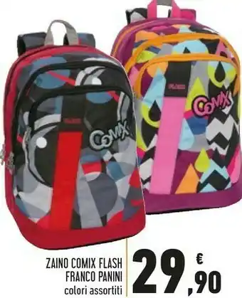 Conad Superstore Franco Panini Zaino Comix Flash offerta