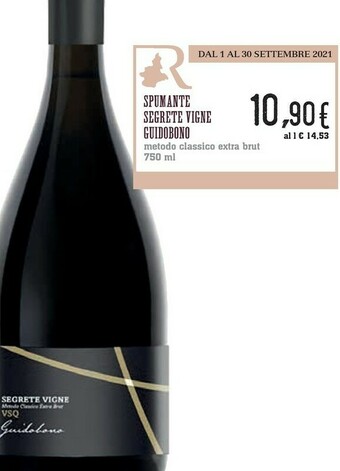 Conad Guidobono Spumante Segrete Vigne offerta