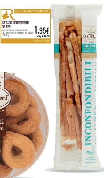 Conad De mori Grissini Inconfondibili offerta