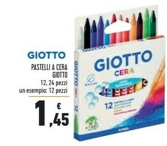 Giotto Pastelli A Cera 12 Pz