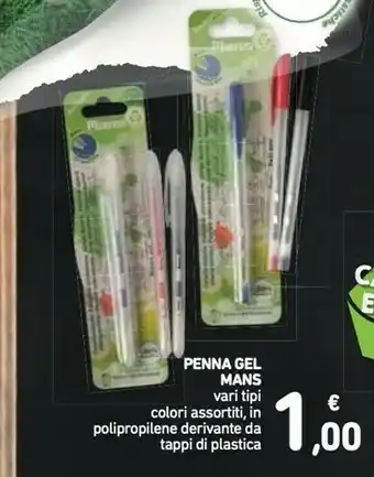 Conad Mans Penna Gel offerta