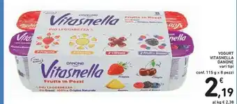 Conad Danone Yogurt Vitasnella Frutta In Pezzi offerta