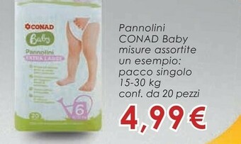 Conad Conad Pannolini Baby offerta