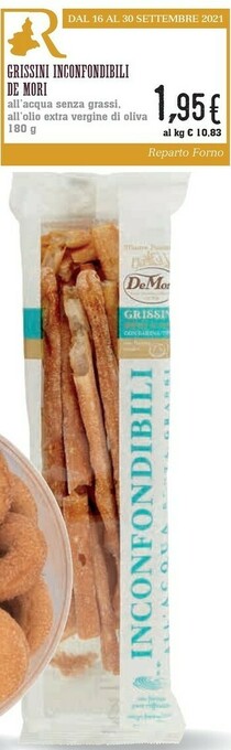 Conad Conad Grissini Inconfondibili De Mori offerta
