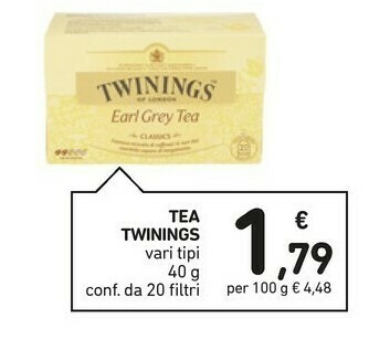 Conad Twinings - Earl Grey Tea offerta