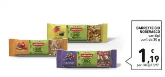 Conad Noberasco Bio Barretta Con Melograno Noci Pecan E Noci Del Brasile 30 G(ml) offerta