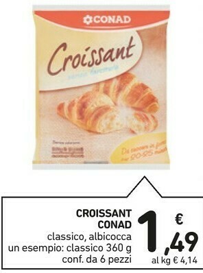Conad Conad Croissant offerta