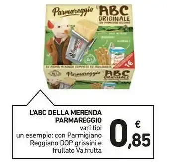 Conad Parmareggio L'ABC Della Merenda Con Parmigiano Reggiano DOP E Frutta Secca offerta