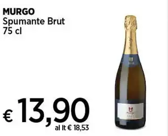 Coop MURGO Spumante Brut 75 cl offerta