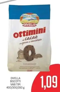 Supermercati Piccolo Divella biscotti offerta
