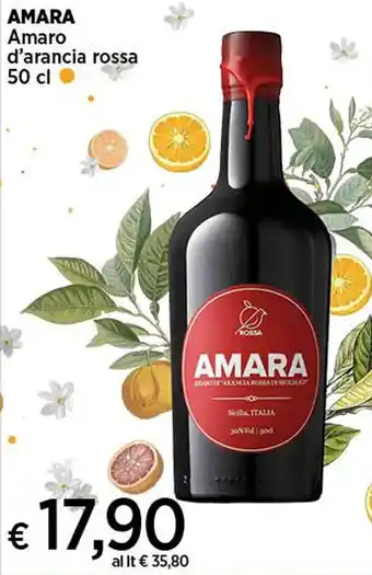 Coop AMARA Amaro d'arancia rossa 50 cl offerta