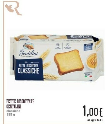 Conad Superstore Gentilini - Fette Biscottate 185 G(ml) offerta