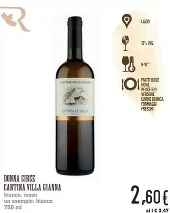 Conad Donna Circe Cantina Villa Gianna offerta