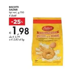 Bennet Saltari biscotti offerta