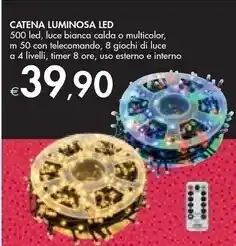 Catena luminosa led