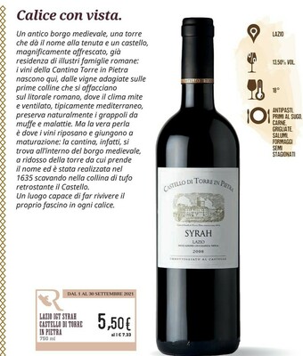 Conad Castello Di Torre In Pietra Lazio IGT Syrah offerta