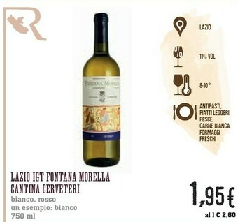 Conad Cantina Cerveteri Lazio Igt Fontana Morella offerta