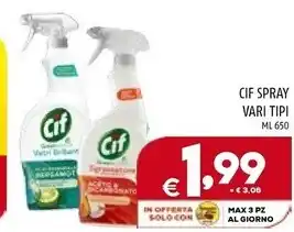 Il Centesimo Cif spray offerta