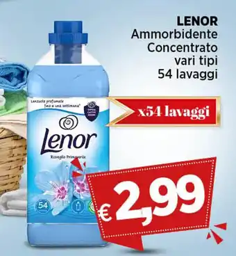 Coop LENOR Ammorbidente Concentrato vari tipi 54 lavaggi offerta