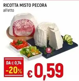 Famila Ricotta misto pecora offerta