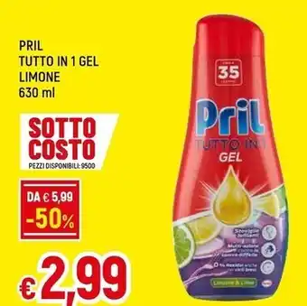 Famila Pril tutto in 1 gel limone offerta