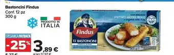 Carrefour Market Findus bastoncini offerta