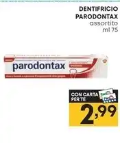Pam Parodontax dentifricio offerta