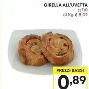 Pam Girella all'uvetta offerta