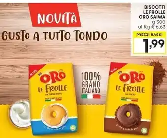 Pam Oro saiwa biscotti le frolle offerta