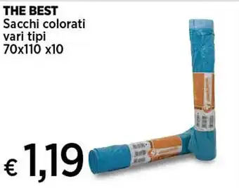 Coop THE BEST Sacchi colorati vari tipi 70x110 x10 offerta