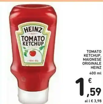 Conad Heinz Tomato Ketchup 400 G(ml) offerta