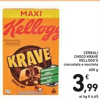 Conad Kelloggs Cereali Choco Kràve offerta